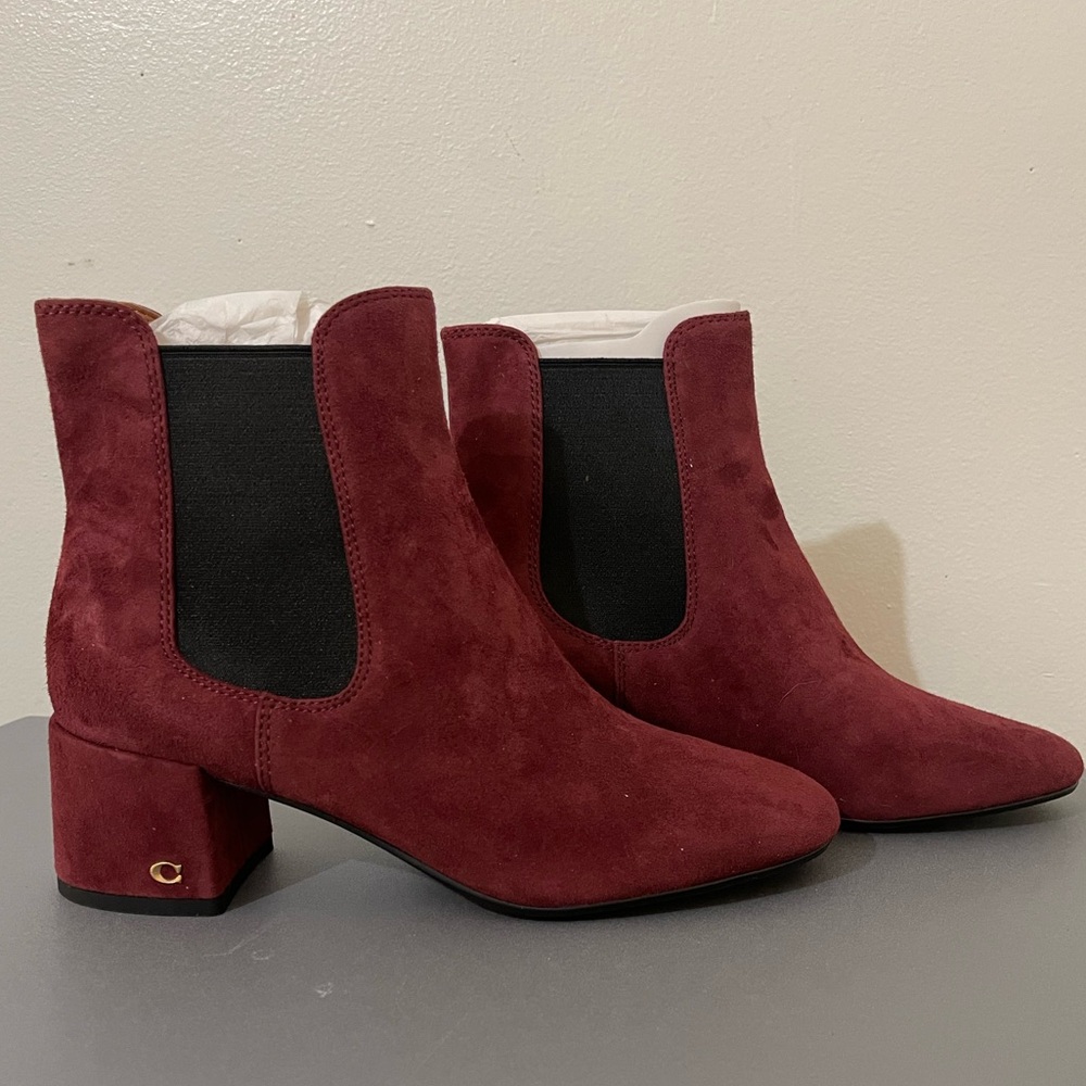 Coach Tia Suede Booties | Coach Booties | Size 7.5